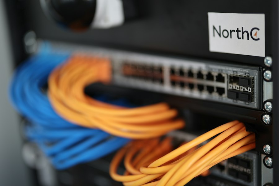 Switch jaringan dengan kabel
